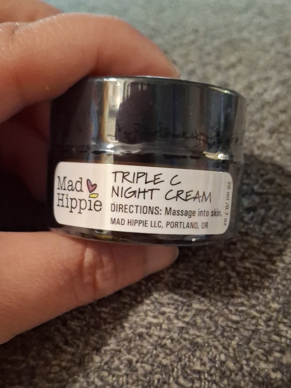 Mad Hippie Triple C Night Cream – Black Jar